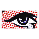 Pop Art Eye photo cards