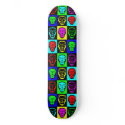 Pop Art Faces Skateboard