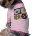 Pop Art Feminism pet clothing