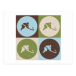 Pop Art Field Hockey Post Card
