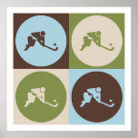 Pop Art Field Hockey Print