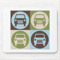 Pop Art Fixing Cars Mouse Pad