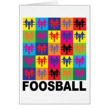 Pop Art Foosball Cards