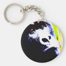 Pop Art Gorilla Keychains
