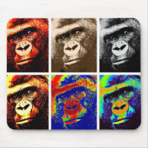Pop Art Gorillas Mousepad