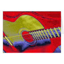 Pop Art Guitar Cards