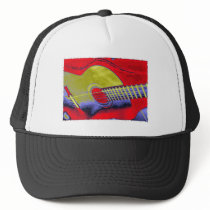 Pop Art Guitar Trucker Hats