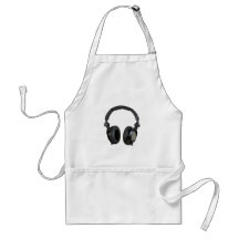 Pop Art Headphone Apron