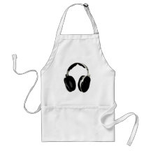 Pop Art Headphone Aprons