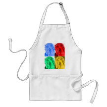 Pop Art Horse, Customisable Aprons