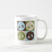 Pop Art Knitting Coffee Mug