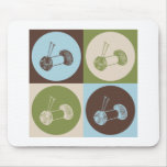 Pop Art Knitting mousepads