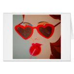 Pop art lady cards