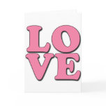POP ART LOVE GREETING CARD