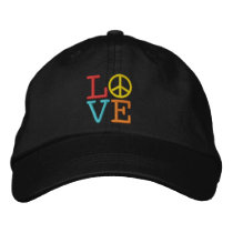 Pop Art LOVE Embroidered Hat