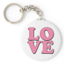 POP ART LOVE KEY CHAIN