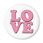POP ART LOVE REFRIGERATOR MAGNET