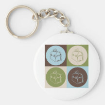 Pop Art Lunchboxes Key Chains