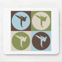 Pop Art Martial Arts Mouse Mat