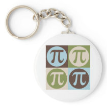 Pop Art Math Keychain