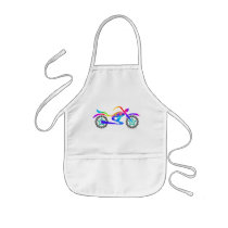 Pop Art MOTORCYCLE BABY BIB Apron