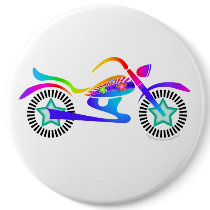 Pop Art MOTORCYCLE Button