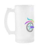 Pop Art MOTORCYCLE FROSTED MUG