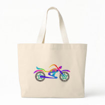 Pop Art MOTORCYCLE GROCERY - TOTE BAG
