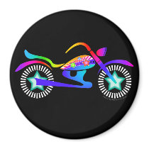 Pop Art MOTORCYCLE Magnet