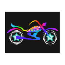 Pop Art MOTORCYCLE Postcard