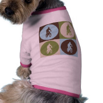 Pop Art Mountain Biking Dog Clothing