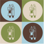 Pop Art Obstetrics photo sculptures