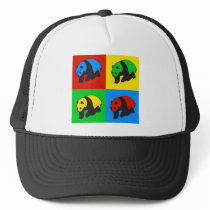 Pop Art Panda Mesh Hat