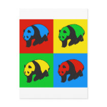 Pop Art Panda Post Card
