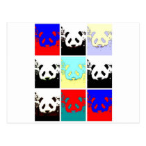 Pop Art Panda postcards