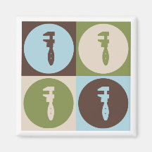 Pop Art Plumbing Magnet