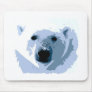 Pop Art Polar Bear Mouse Pads