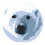 Pop Art Polar Bear Sticker