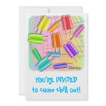 Pop Art Pop-sicles Invitations