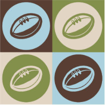 Pop Art Rugby Photo Sculptures