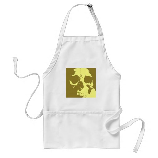 Pop Art Skull Aprons