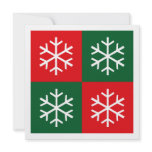 Pop Art Snowflakes invitations