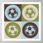 Pop Art Soccer posters