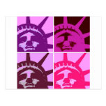 Pop Art Statue of Liberty Postcards