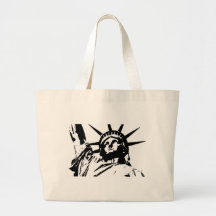 Pop Art Statue of Liberty Tote Bag