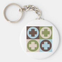 Pop Art Surgical Technology Keychain