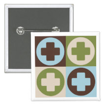 Pop Art Surgical Technology Pinback Button