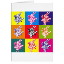 Pop Art White Rabbit