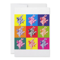 Pop Art White Rabbit