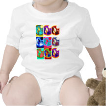 Pop Art Wolf Bodysuit